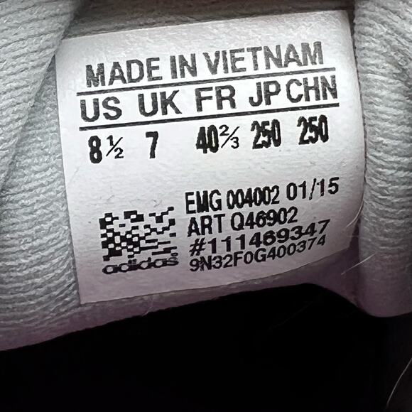 Adidas Shoes Womens Size 8.5 AdiPower Golf Spikes White Purple Ladies - Picture 8 of 8